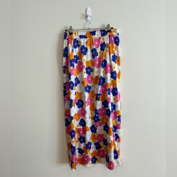 Monkl Floral Women’s Skirt Maxi Multi Color Vaca Beach Colorful Size S NWT - Picture 6 of 6